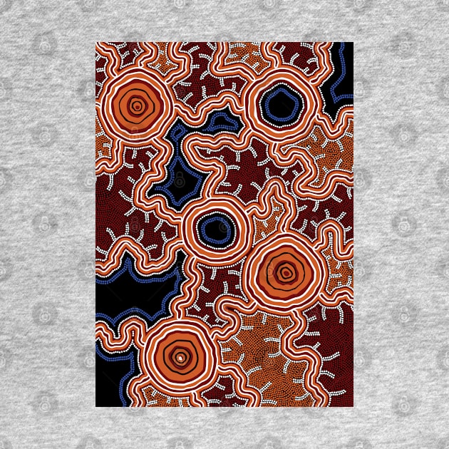 Aboriginal Art - Pathways 2 by hogartharts